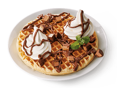 Kit Kat Waffle with ice cream