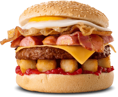Breakfast burger