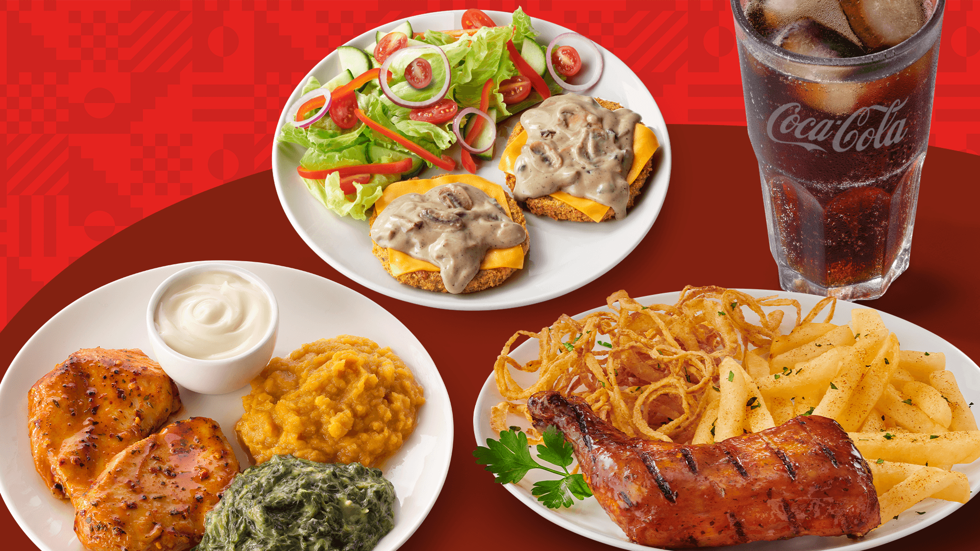 Lunchtime meals from Wimpy