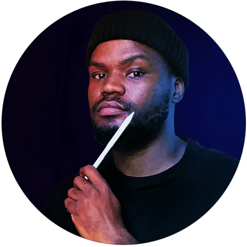Thabiso Gwensa, illustrator of a book called Fatima and the Magic Sunglasses.