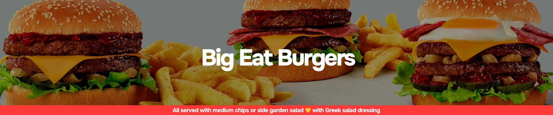 Burgers Menu Header Image